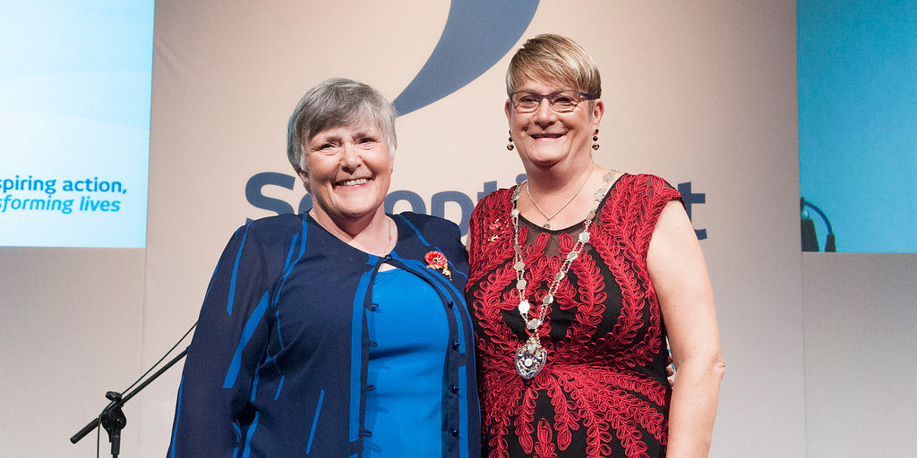 SIGBI President Margaret Emsley and Incoming SIGBI President Ann Hodgson