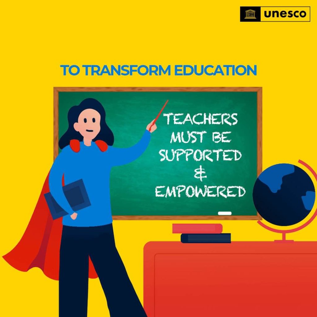 Teachers must be supported and Empowered