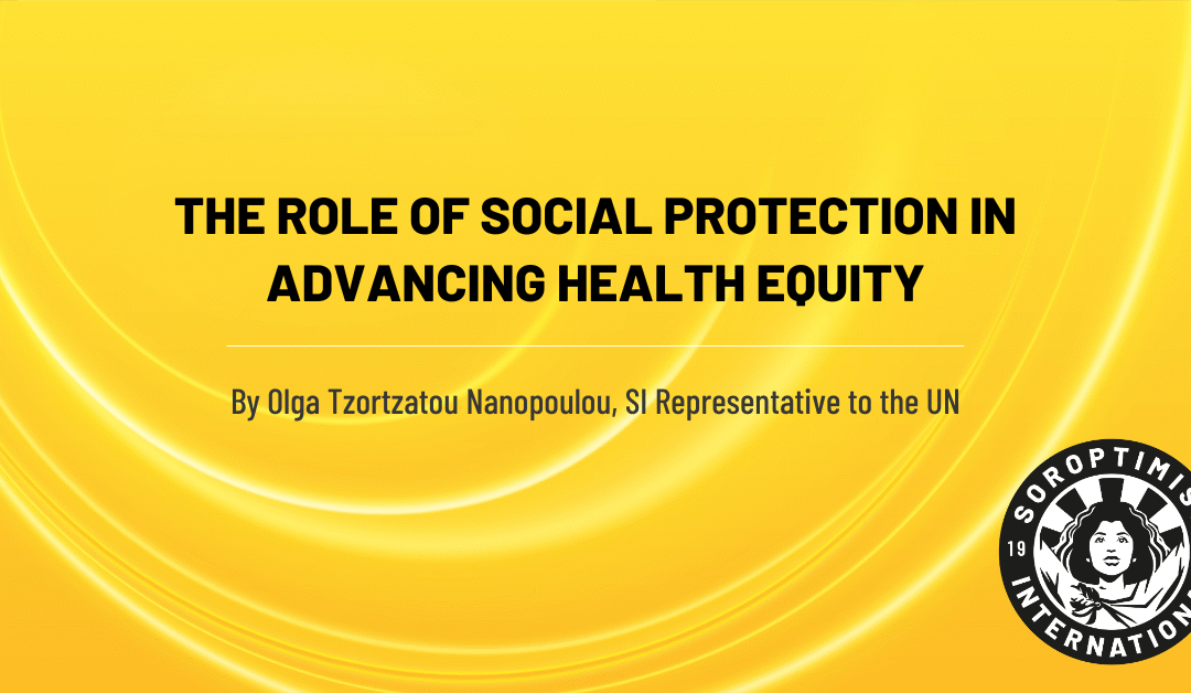 The Role of Social Protection in Advancing Health Equity