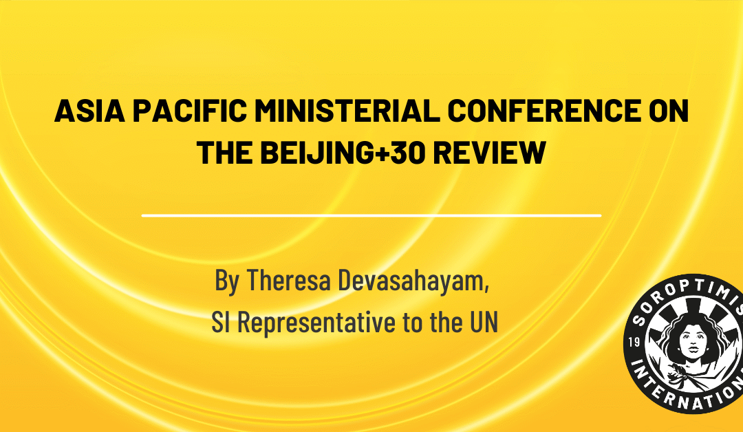 Asia Pacific Ministerial Conference on the Beijing+30 Review