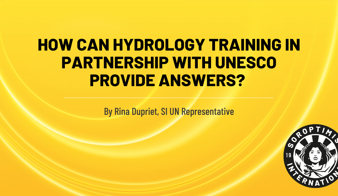 How can Hydrology Training in partnership with UNESCO provide answers?