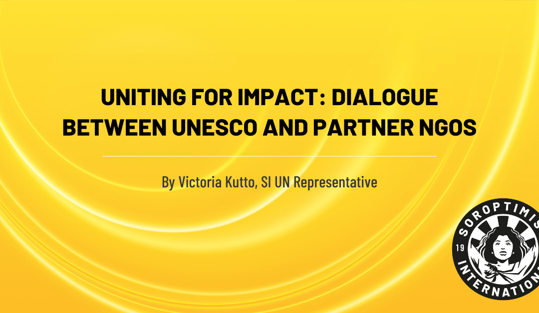 Uniting for Impact: Dialogue Between UNESCO and Partner NGOs
