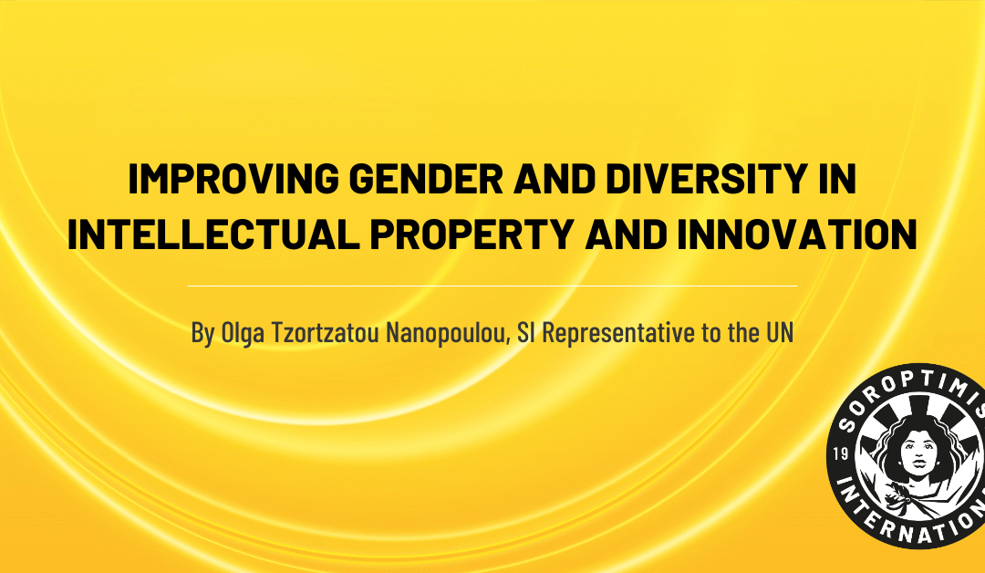 Improving Gender and Diversity in Intellectual Property and Innovation