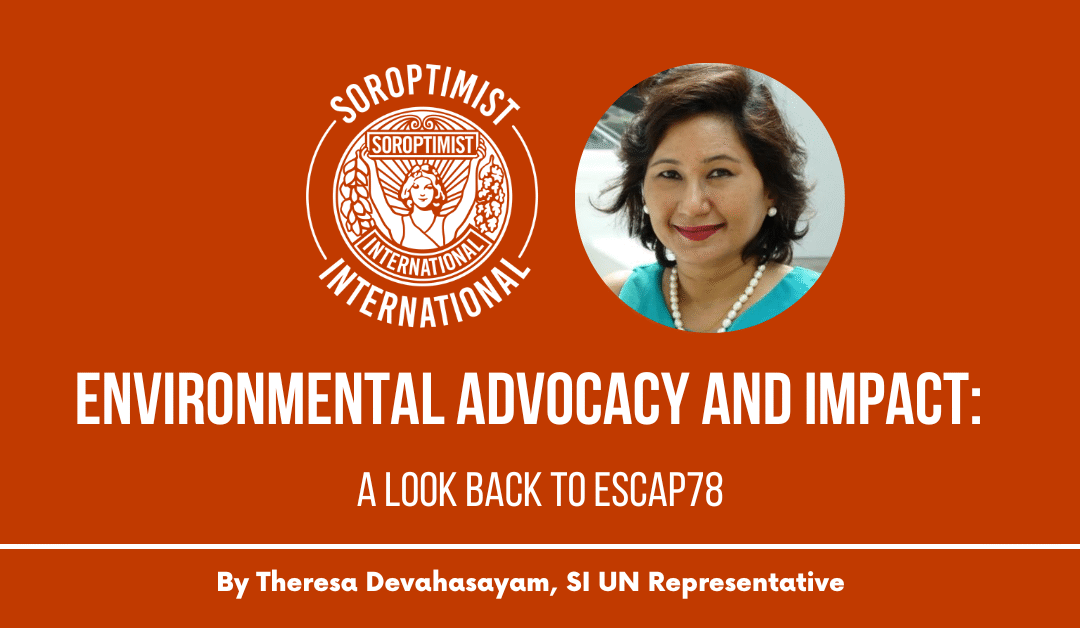 Environmental Advocacy and Impact: A look back to ESCAP78