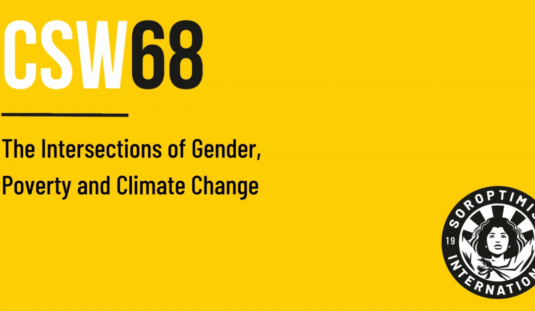 The Intersections of Gender, Poverty and Climate Change