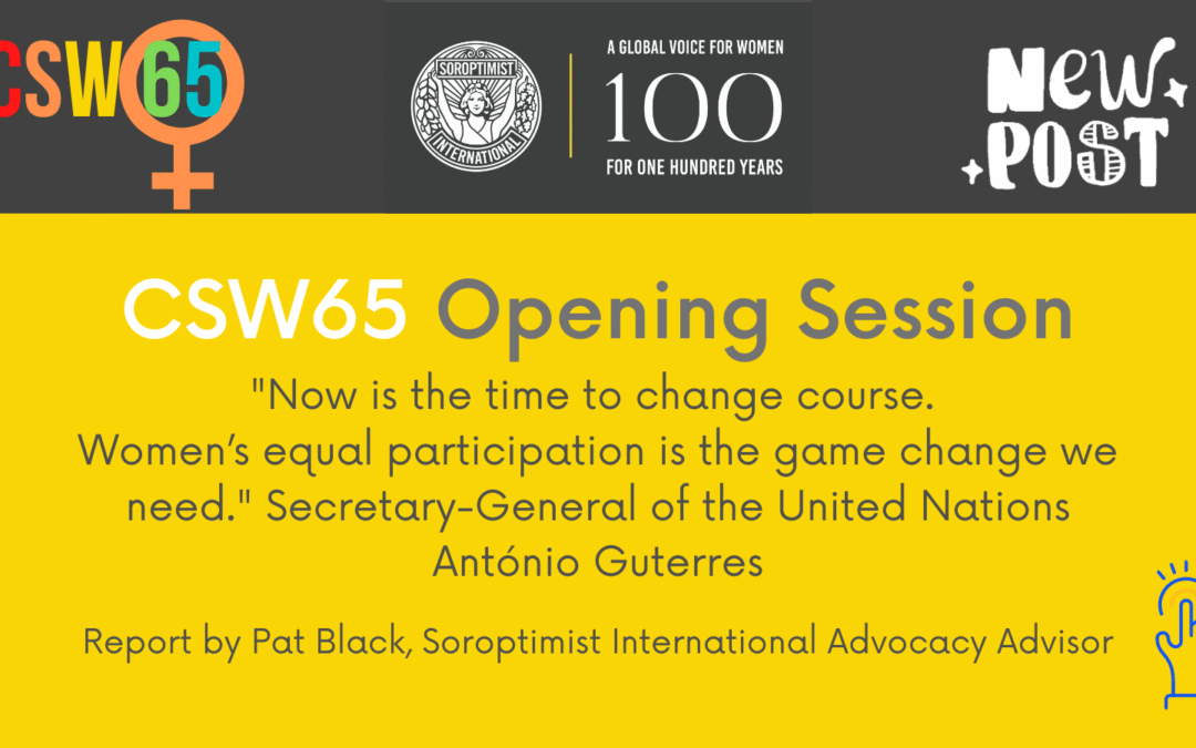 CSW65 Opening Session