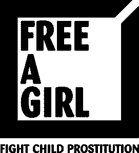 Free A Girl logo Black and White