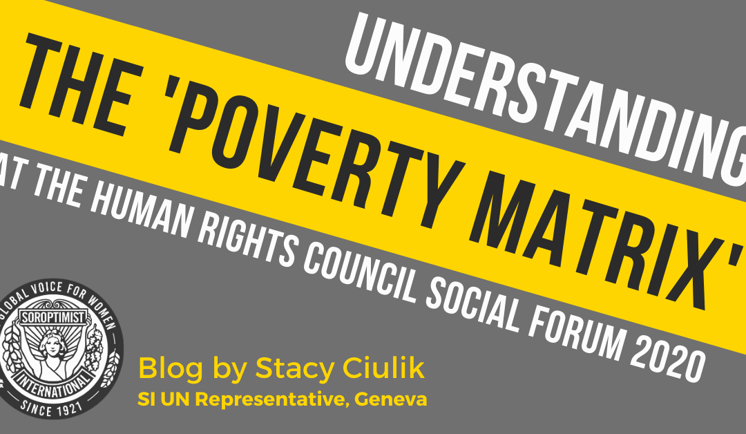 Human Rights Council Social Forum 2020: Understanding the ‘Poverty Matrix’