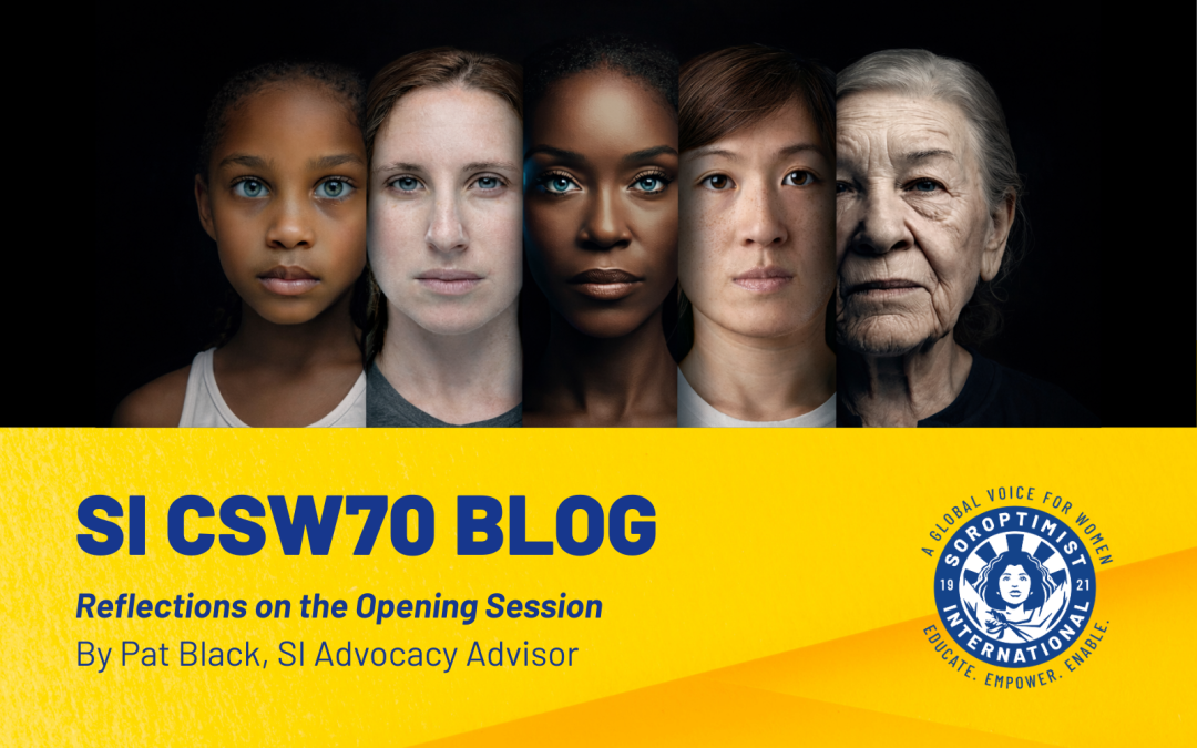 CSW70 Blog: Reflections on the Opening Session