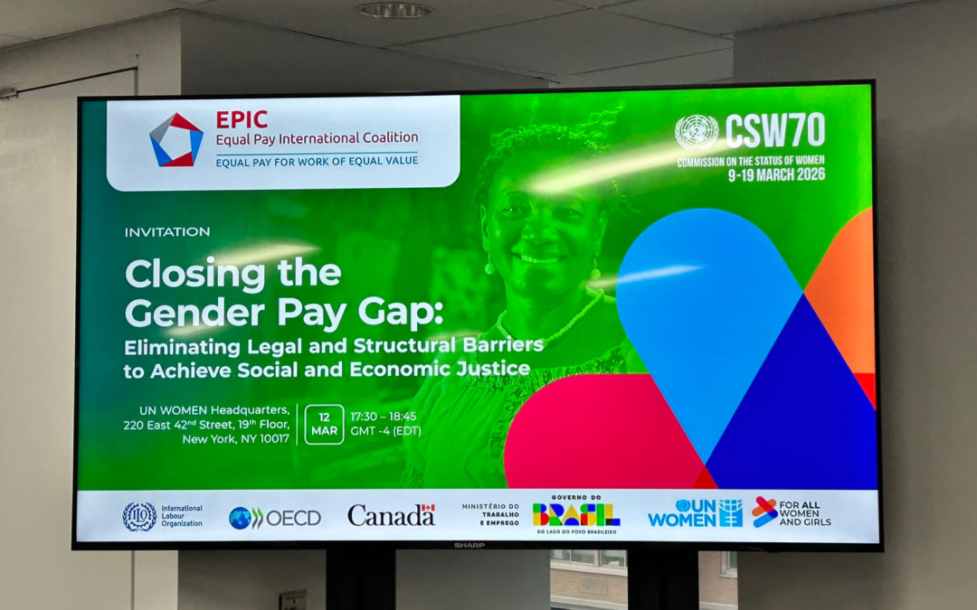 CSW70 Blog: Energised by EPIC’s CSW70 Pay Equity Insights