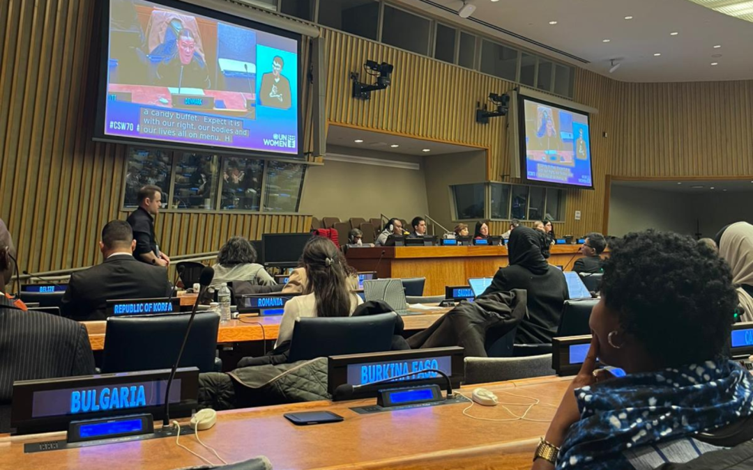 CSW70 Blog: Youth leaders, you are the force to translate rights into reality