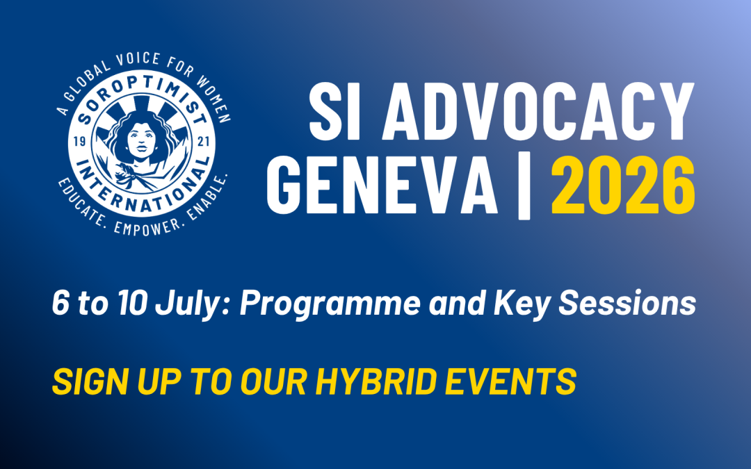 Soroptimist International in Geneva 2026: Gender-equitable AI and Inclusive Digital Futures