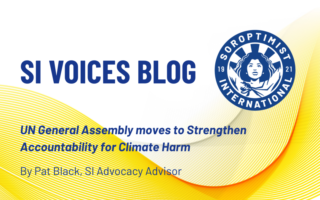 UN General Assembly Moves to Strengthen Accountability for Climate Harm