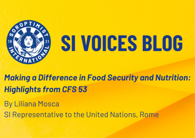 Making a Difference in Food Security and Nutrition: Highlights from CFS 53